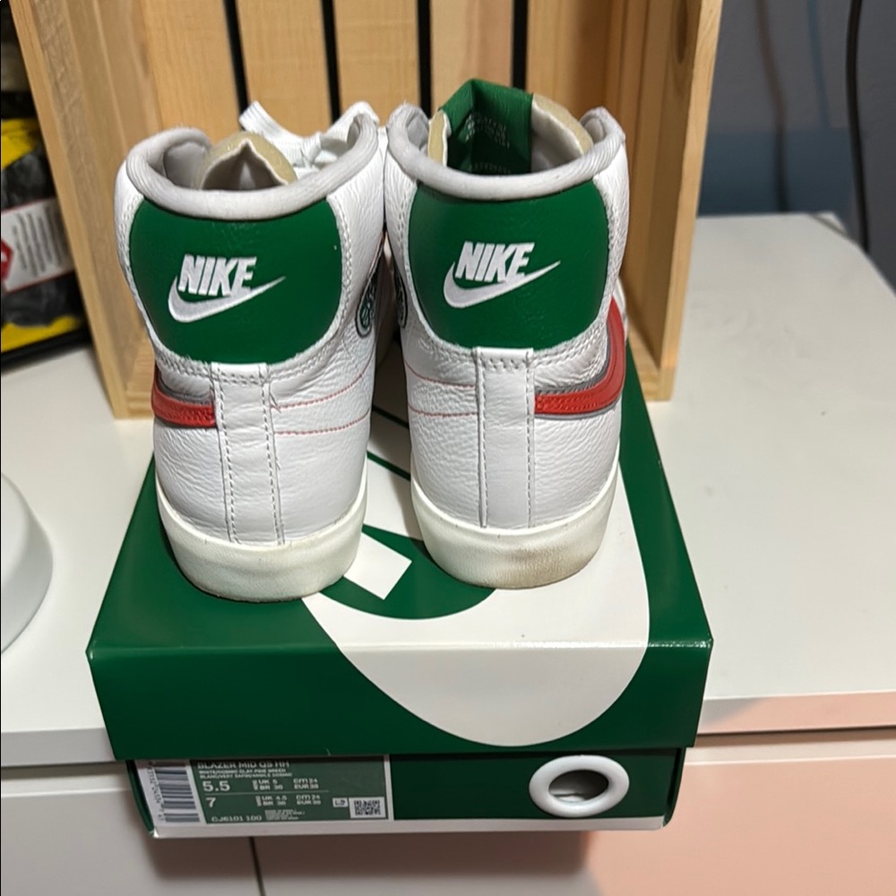 Nike Stranger Things White High-Top Sneakers - Picture 3 of 8